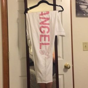 All white sweatpants